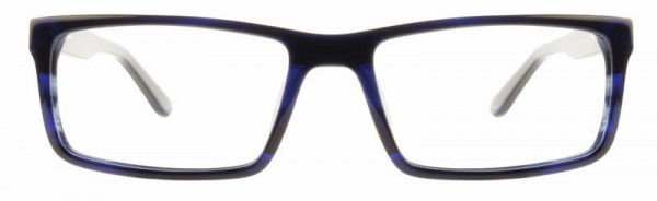 Adin Thomas AT-348 Eyeglasses, 2 - Navy / Navy Horn