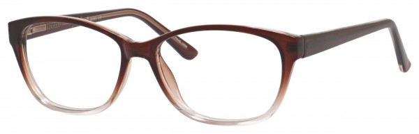 Enhance EN3955 Eyeglasses, Brown Fade