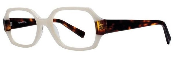 Vera Wang V162 Eyeglasses, White Pearl