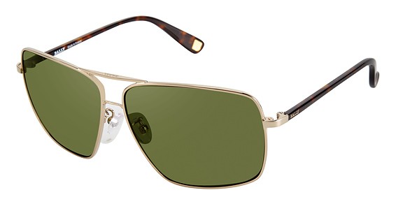 Bally BY2051A Sunglasses, C01 Gold / Tortoise (Green)