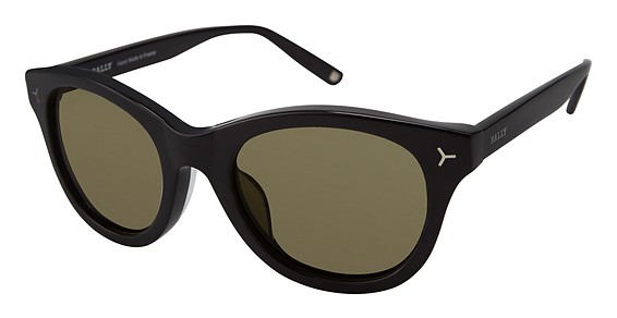 Bally BY4062A Sunglasses, C01 Black (Green)