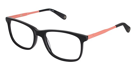 Sperry Top-Sider Marina Eyeglasses, C01 Black / Coral