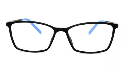 Eyecroxx EC389U Eyeglasses, C1 Black/Blue