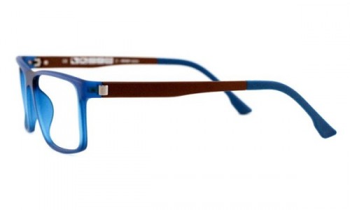 Eyecroxx EC393U Eyeglasses, C4 Blue Brown