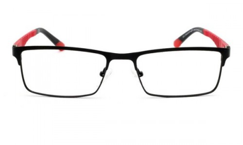 Eyecroxx EC3M359 Eyeglasses, C2 Black Red