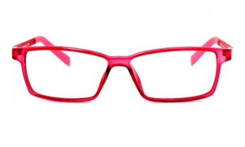 Eyecroxx EC3TR342 Eyeglasses, C2 Red Pink