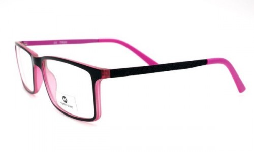 Eyecroxx EC402T Eyeglasses, C3 Black/Pink