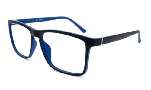 Eyecroxx EC420T Eyeglasses, C3 Black Blue
