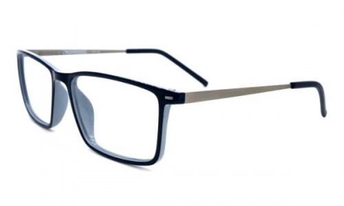 Eyecroxx EC438U Eyeglasses, C1 Blue Grey