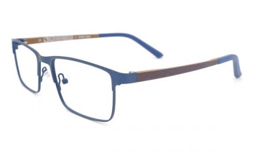 Eyecroxx EC455M Eyeglasses, C2 Blue Brown