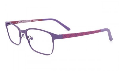 Eyecroxx EC456M Eyeglasses, C1 Purple Pink