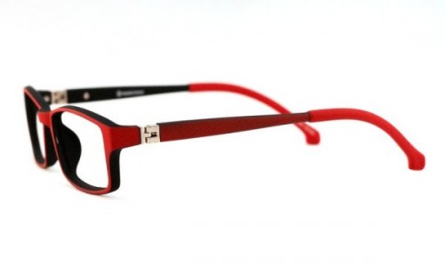 Eyecroxx ECK103 Eyeglasses, Red Black