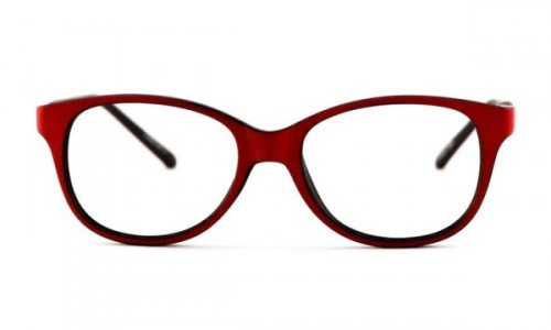 Eyecroxx ECK104 Eyeglasses, Red Black