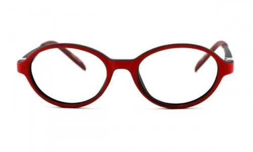 Eyecroxx ECK106 Eyeglasses, Red Black