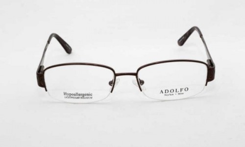 Adolfo BUDAPEST Eyeglasses, Coffee