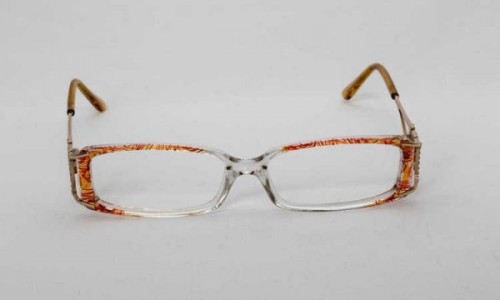 Adolfo VP404 Eyeglasses, Brown Crystal
