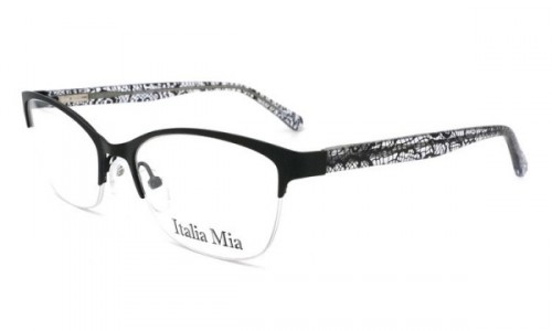 Italia Mia IM741 Eyeglasses, Black Cloud