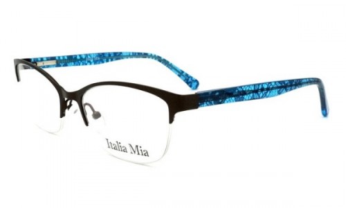 Italia Mia IM741 Eyeglasses, Brown Blue