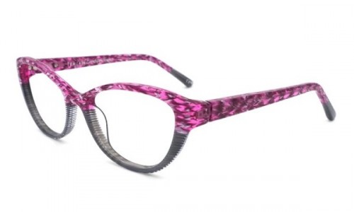 Tehia T50008 Eyeglasses, C04 Grey Crystal Pink