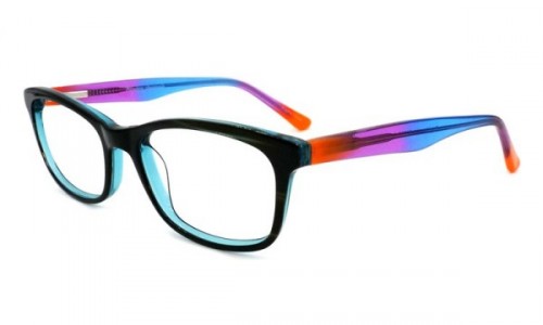 Windsor Originals BRIGHTON Eyeglasses, Dark Amber Rainbow