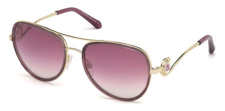 Roberto Cavalli WEZEN Sunglasses, 81Z - Shiny Violet / Gradient Or Mirror Violet