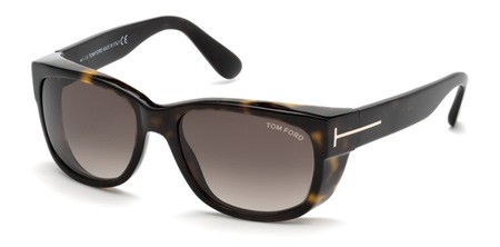 Tom Ford CARSON Sunglasses, 52K - Dark Havana / Gradient Roviex