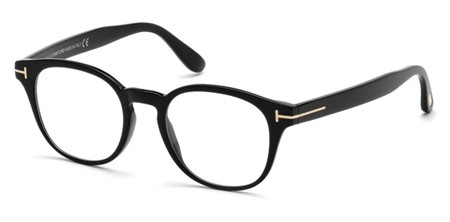 Tom Ford FT5400 Eyeglasses, 001 - Shiny Black