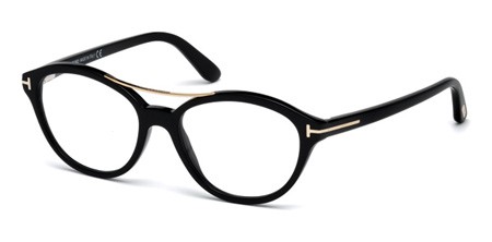 Tom Ford FT5412 Eyeglasses, 001 - Shiny Black