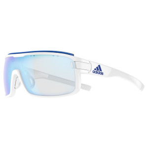 adidas zonyk pro L ad01 Sunglasses, 6057 WHITE SHINY/VARIO BLUE