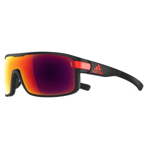 adidas zonyk S ad04 Sunglasses, 6052 COAL MATT/RED