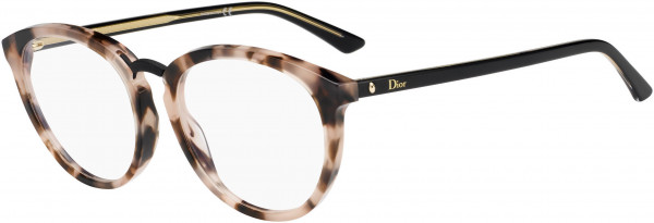 Christian Dior Montaigne 39 Eyeglasses, 0C9J Havana Black