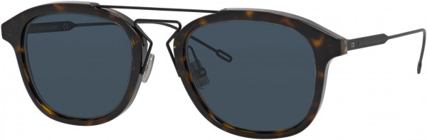 Dior Homme BLACKTIE 227S Sunglasses, 0TCJ Havana Matte Black