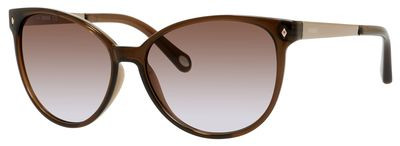 Fossil Fossil 3007/S Sunglasses, 0XL7(3Z) Transparent Brown