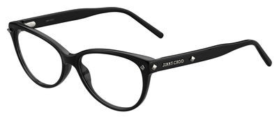Jimmy Choo Safilo Jc 163 Eyeglasses, 0807(00) Black