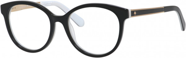 Kate Spade Caylen Eyeglasses, 0S0T Black White