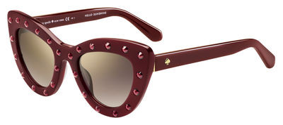 Kate Spade Luann/S Sunglasses, 0S1K(QH) Burgundy