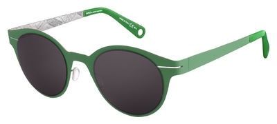 Safilo Design Saw 004/S Sunglasses, 0THO(NR) Matte Green Palladium