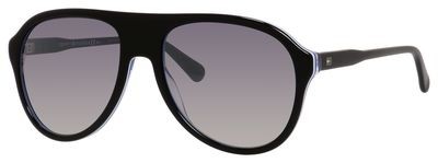 Tommy Hilfiger T_hilfiger 1316/S Sunglasses, 00L5(IC) Black White Blue