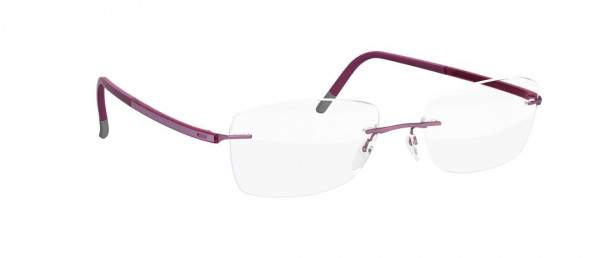 Silhouette Fusion 4524 Eyeglasses, 6058 Metallic Lilac