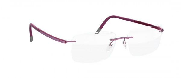 Silhouette Fusion 5473 Eyeglasses, 6058 Metallic Lilac