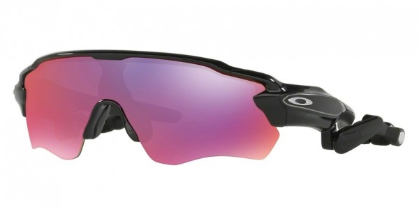 Oakley OO9333 RADAR PACE Sunglasses, 933301 POLISHED BLACK (BLACK)