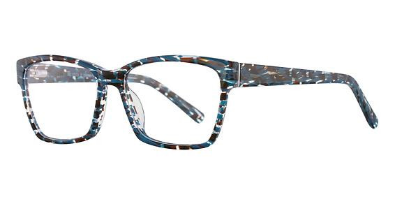 Romeo Gigli RG77009 Eyeglasses, Blue/Brown