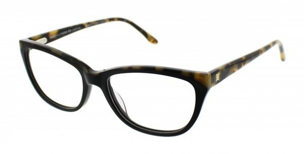 BCBGMAXAZRIA JUSTINE Eyeglasses, Black/tokyo Tortoise