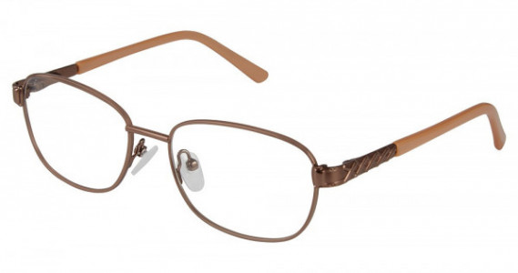 C by L'Amy C By L'Amy 523 Eyeglasses, C01 Brown / Camel
