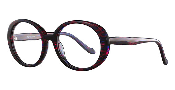 Menizzi MA4006 Eyeglasses, Red / Navy Blue 49-18-140