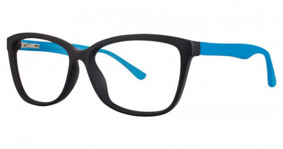 Modern Optical APPRECIATE Eyeglasses, Black Matte Sky Blue