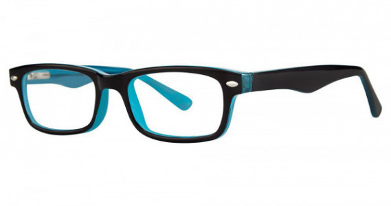 Modern Optical REMOTE Eyeglasses, Black/Blue