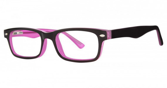 Modern Optical REMOTE Eyeglasses, Black/Pink