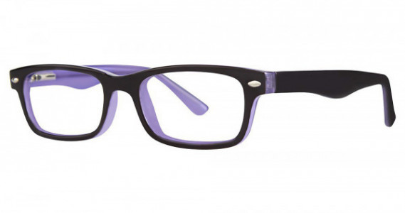 Modern Optical REMOTE Eyeglasses, Black/Purple