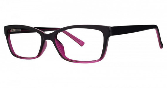 Modern Optical MELLOW Eyeglasses, Black/Plum Fade